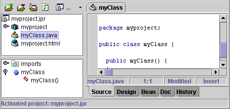 Project pane